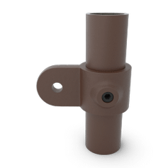 Buiskoppeling Oogdeel scharnierstuk - vintage bruin-B / 26,9 mm